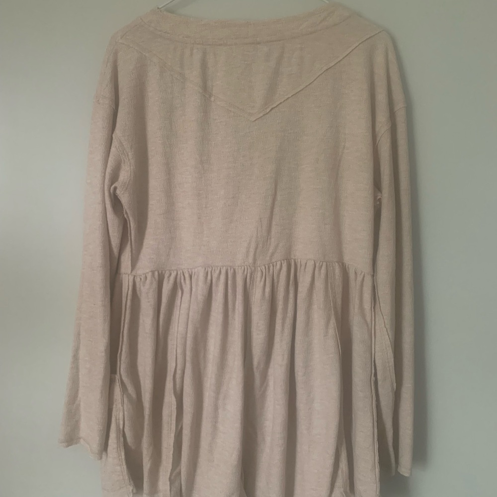 Babydoll Button-Front Soft Knit Romper - image 3